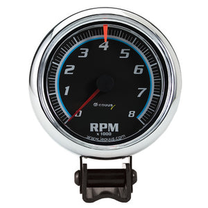 Equus 3-3/8" Chrome Tachometer E6078