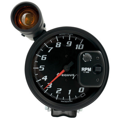 Equus 5" Pedestal Tachometer E6080, 0-10,000 RPM, Black