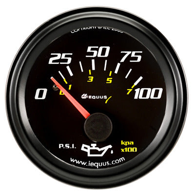 Equus 2" Mechanical Oil Pressure Gauge E6234