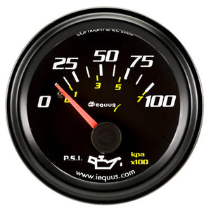 Equus 2" Mechanical Oil Pressure Gauge E6234