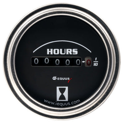 Equus 2" Chrome Hourmeter E7210