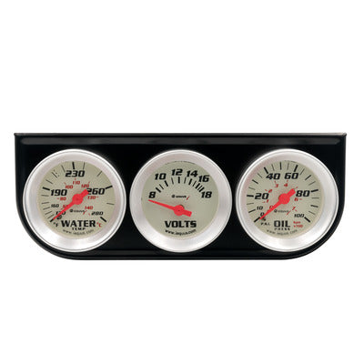 Equus 1-1/2" Volt Triple Gauge Kit E8100