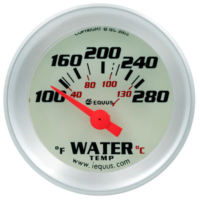 Equus 1-1/2" Electric Water Temperature Gauge E8162