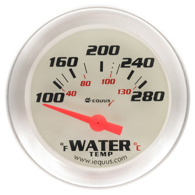 Equus 2" Electric Water Temperature Gauge E8262