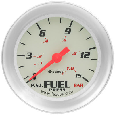 Equus 2-5/8" Mechanical Fuel Pressure Gauge E8434