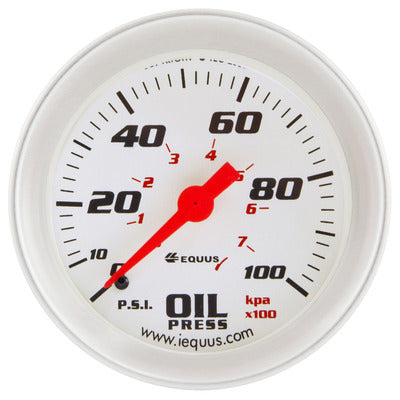 Equus 2-5/8" Mechanical Oil Pressure Gauge E8444