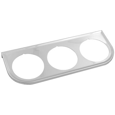 Equus 2" Chrome Triple Mounting Panel E9823