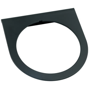 Equus 2-5/8" Black Single Gauge Mounting Panel E9941