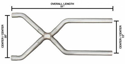 Pypes Universal X-Pipe 2.5" XVA10