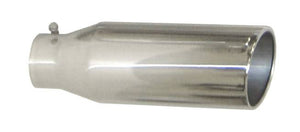 Pypes Exhaust Tip 4in x 7in 18in L Polished Weld-on EVT407