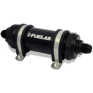 Fuelab Fuel Filter In-Line 5in 40 Micron Stainless 6AN