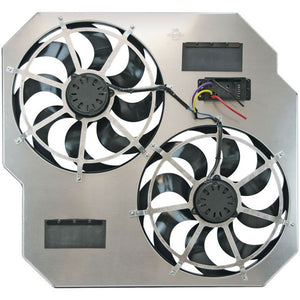 Flex-A-Lite Fan Electric 15in Dual Shrouded Puller Controls