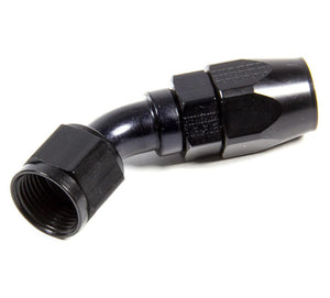 Fragola Hose Fitting #10 45-Degree Pro-Flow Black 104510-BL