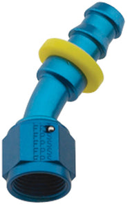 Fragola Hose Fitting #8 30-Degree Push Lock 203008