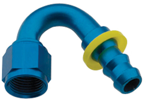 Fragola Hose Fitting #16 150-Degree Push Lock 215016