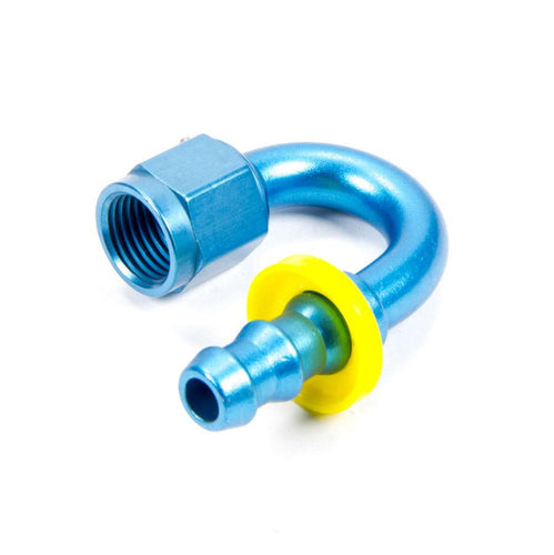 Fragola Hose Fitting #6 180-Degree Push Lock 218006