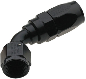 Fragola Hose Fitting #4 60-Degree Pro-Flow Black 226004-BL