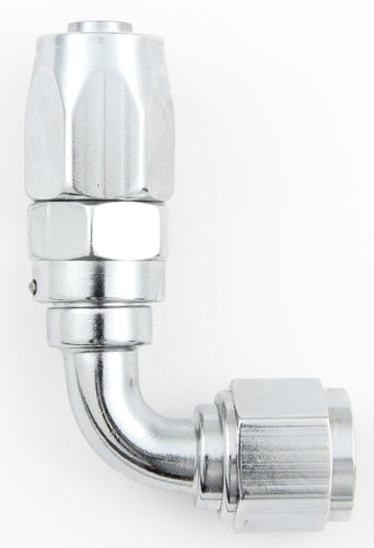 Fragola Hose Fitting #6 90-Degree Pro-Flow Chrome 229006-CH