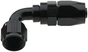 Fragola Hose Fitting #8 90-Degree Pro-Flow Black 229008-BL