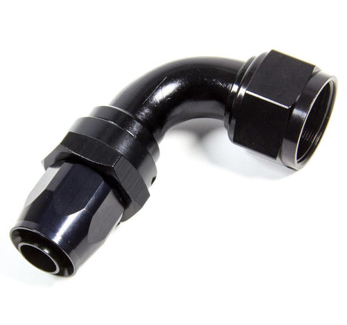 Fragola Hose Fitting #16 90-Degree to #12 Hose Black 229015-BL