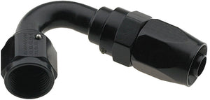 Fragola Hose Fitting #6 120-Degree Pro-Flow Black 231206-BL