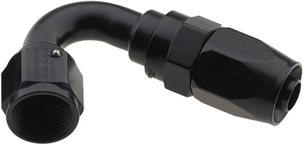 Fragola Hose Fitting #10 120-Degree Pro-Flow Black 231210-BL