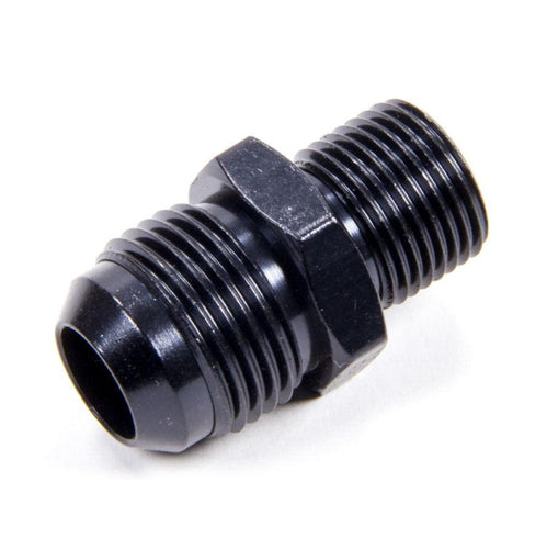 Fragola Straight Adapter Fitting #10 x 18mm x 1.50 Black 461018-BL