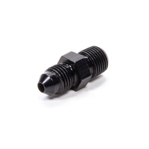 Fragola Straight Adapter Fitting #4 x 1/8 MPT Black 481604-BL