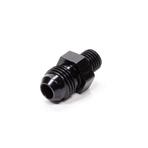 Fragola Straight Adapter Fitting #6 x 1/4 MPT Black 481606-BL