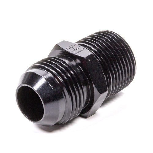 Fragola Straight Adapter Fitting #10 x 1/2 MPT Black 481610-BL