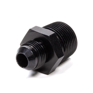 Fragola Straight Adapter Fitting #16 x 1 MPT Black 481616-BL