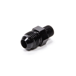 Fragola Straight Adapter Fitting #6 x 1/8 MPT Black 481662-BL