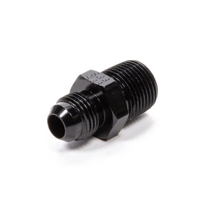 Fragola Straight Adapter Fitting #6 x 3/8 MPT Black 481666-BL