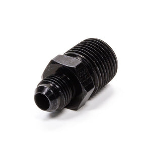 Fragola Straight Adapter Fitting #6 x 1/2 MPT Black 481668-BL