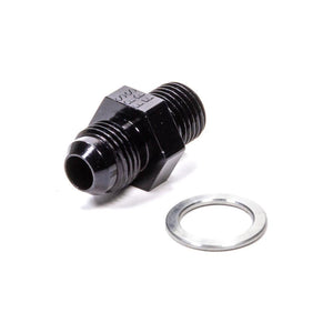 Fragola Trans Adapter Fitting #6 x 1/4 MPT Black 481670-BL