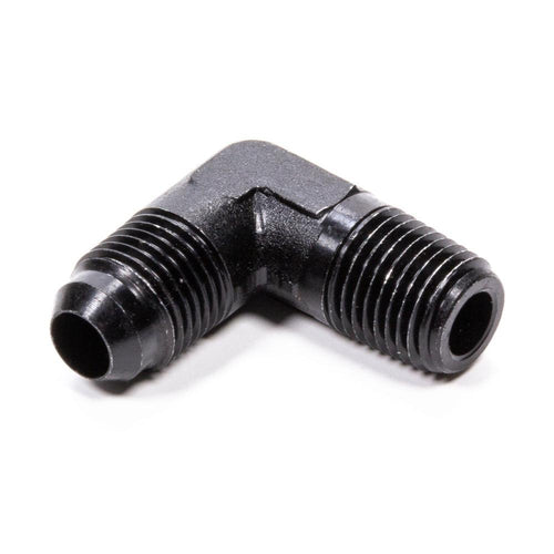 Fragola 90-Degree Adapter Fitting #4 x 1/8 MPT Black 482204-BL