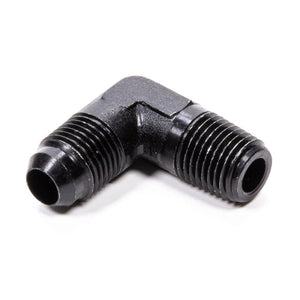 Fragola 90-Degree Adapter Fitting #6 x 1/4 MPT Black 482206-BL