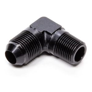 Fragola 90-Degree Adapter Fitting #8 x 1/4 MPT Black 482207-BL