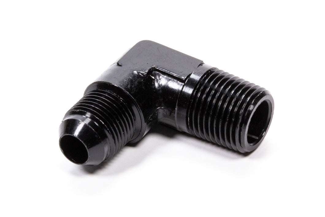 Fragola 90-Degree Adapter Fitting #8 x 1/2 MPT Black 482288-BL