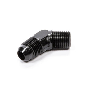 Fragola 45-Degree Adapter Fitting #8 x 1/4 MPT Black 482307-BL