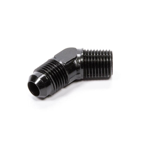 Fragola 45-Degree Adapter Fitting #8 x 3/8 MPT Black 482308-BL