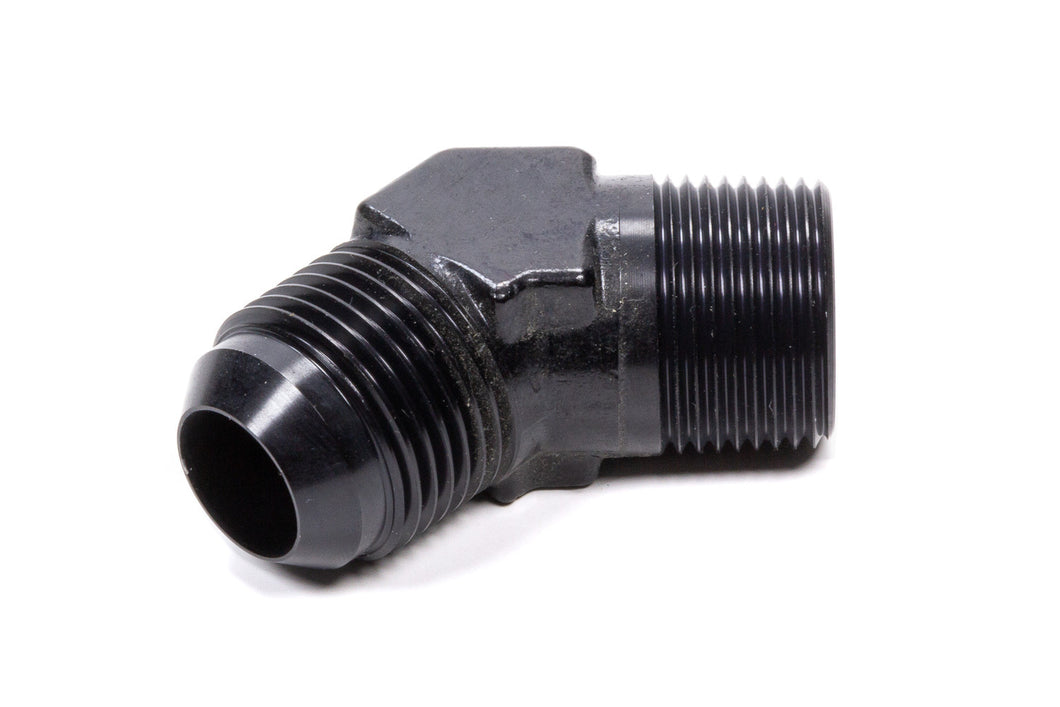 Fragola 45-Degree Adapter Fitting #10 x 1/2 MPT Black 482310-BL