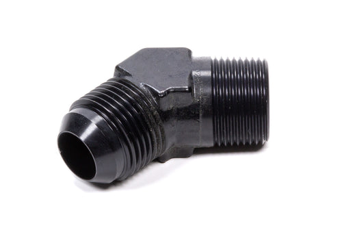 Fragola 45-Degree Adapter Fitting #10  x 3/8 MPT Black 482311-BL