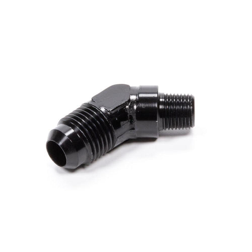 Fragola 45-Degree Adapter Fitting #6 x 1/8 MPT Black 482362-BL