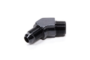 Fragola 45-Degree Adapter Fitting #6 x 3/8 MPT Black 482366-BL