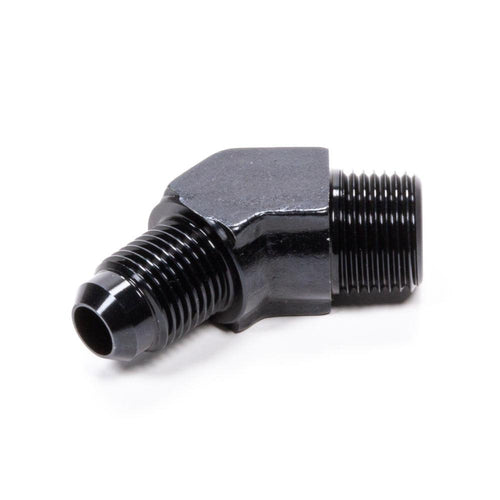 Fragola 45-Degree Adapter Fitting #6 x 1/2 MPT Black 482368-BL