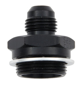 Fragola Male Adapter Fitting #6 x 7/8-20 Dual Feed Black 491952-BL