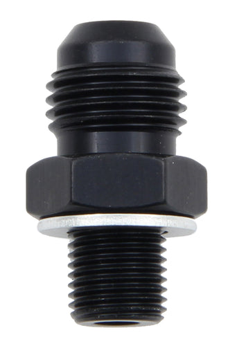 Fragola Male Adapter Fitting #6 x 10mm x 1.0 Weber Black 491961-BL