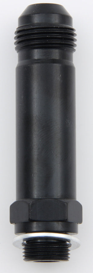Fragola Carb Adapter Fitting #8 x 9/16-24 3" Long Black 491978-BL
