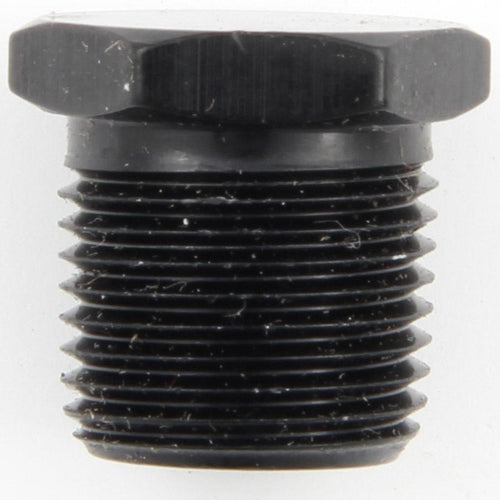 Fragola 1/4 MPT Hex Pipe Plug Black 493302-BL